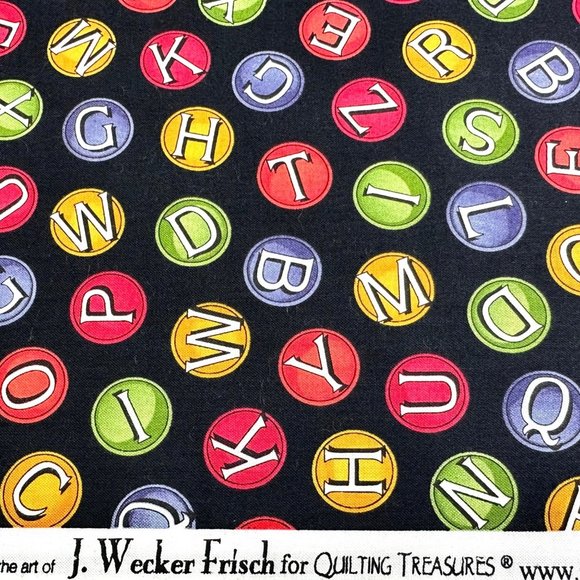 Rare J. Wecker Frisch Tidings of Great Joy Quilt/Sewing Fabric BTY - Picture 4 of 5
